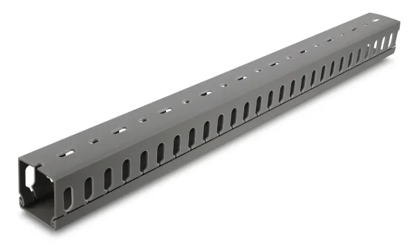 DELOCK cable management 22029, πλαστικό, 40x40mm, 1m, γκρι