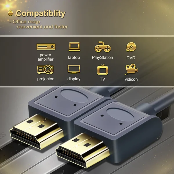 CABLETIME καλώδιο HDMI AV540-USHEAAG με Ethernet, slim, 4K/60Hz, 18 Gbps, 1.8m, μπλε