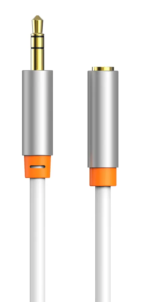CABLETIME καλώδιο προέκτασης ήχου 3.5mm CT-AV311-P12G, gold plated, 1.5m, λευκό