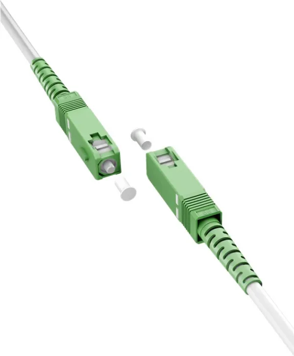 GOOBAY καλώδιο οπτικής ίνας SC-APC 59599, Singlemode OS2, 15m, λευκό
