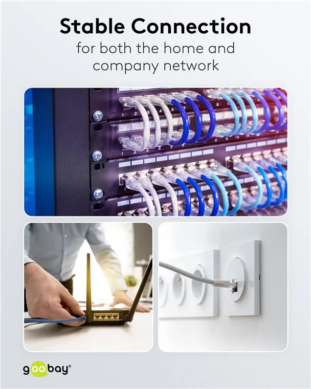 GOOBAY βύσμα RJ45 65941, CAT 6A UTP, tool-free, λευκό
