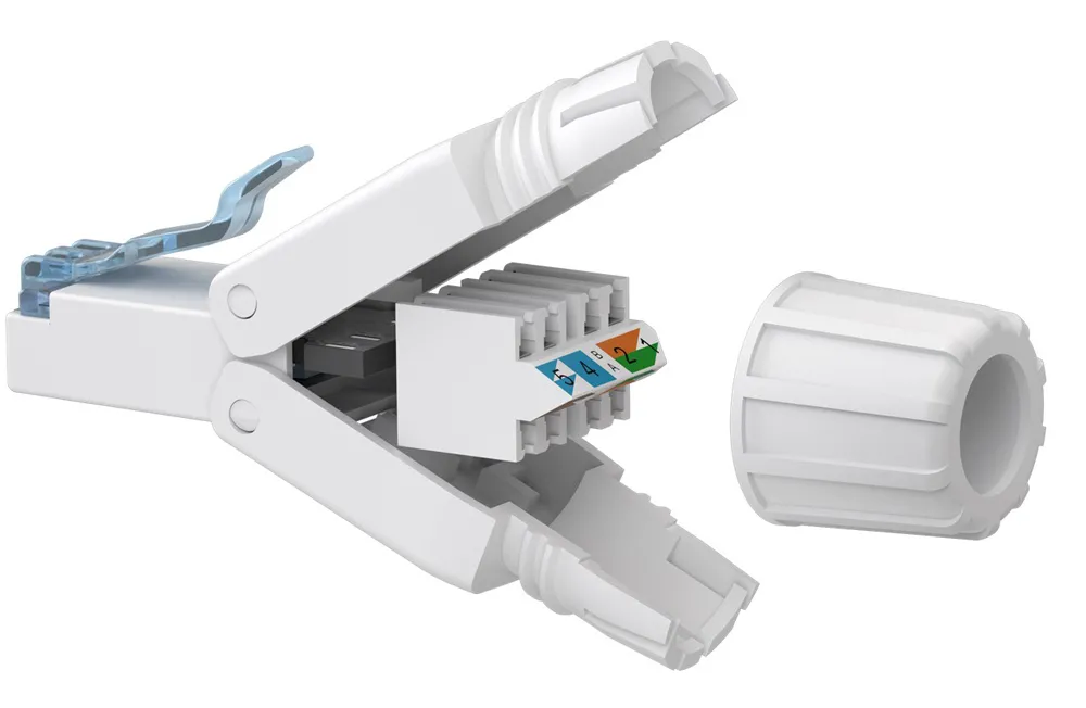 GOOBAY βύσμα RJ45 65941, CAT 6A UTP, tool-free, λευκό