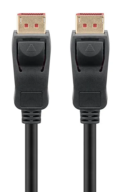 GOOBAY καλώδιο DisplayPort 74761, 16K/60Hz, 80 Gbps, 2m, μαύρο
