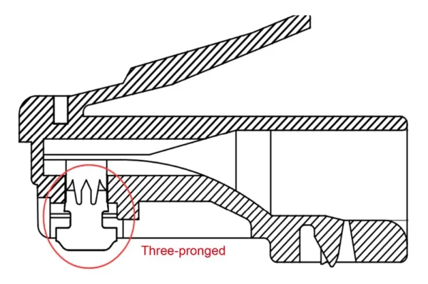 GOOBAY βύσμα RJ45 93829, CAT 6 STP, μεταλλικό, 10τμχ
