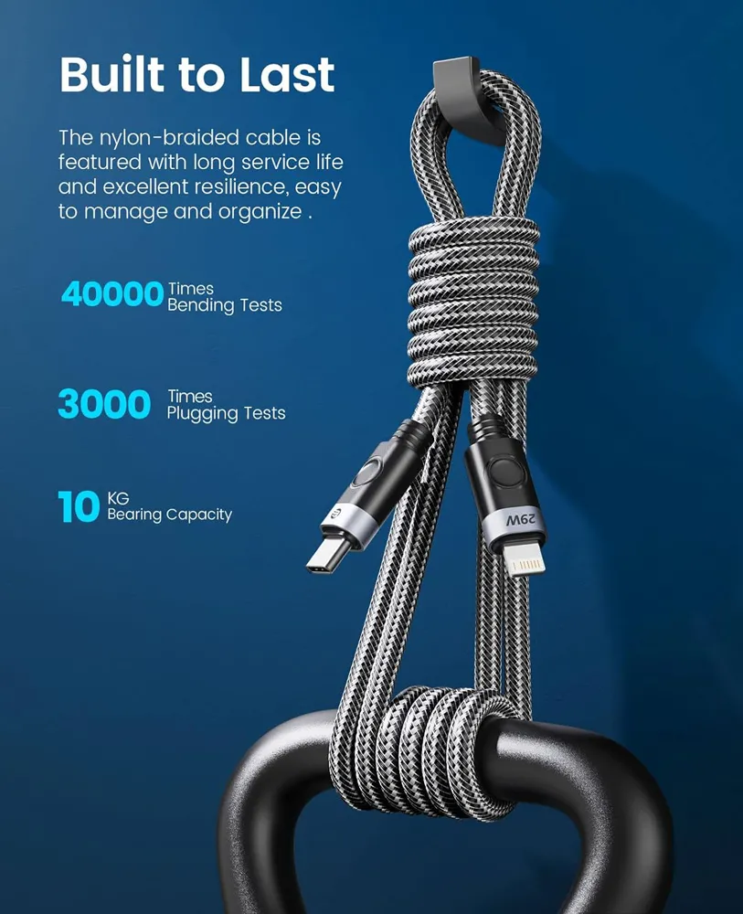 ORICO καλώδιο Lightning σε USB-C C2L, 29W, 480Mbps, 1m, μαύρο