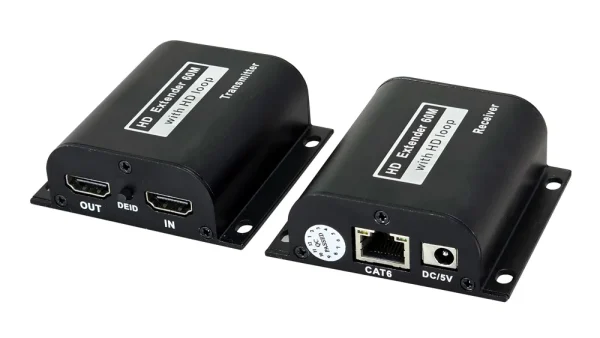 POWERTECH HDMI video extender CAB-H190 μέσω καλωδίου RJ45, 1080p/60Hz, έως 60m