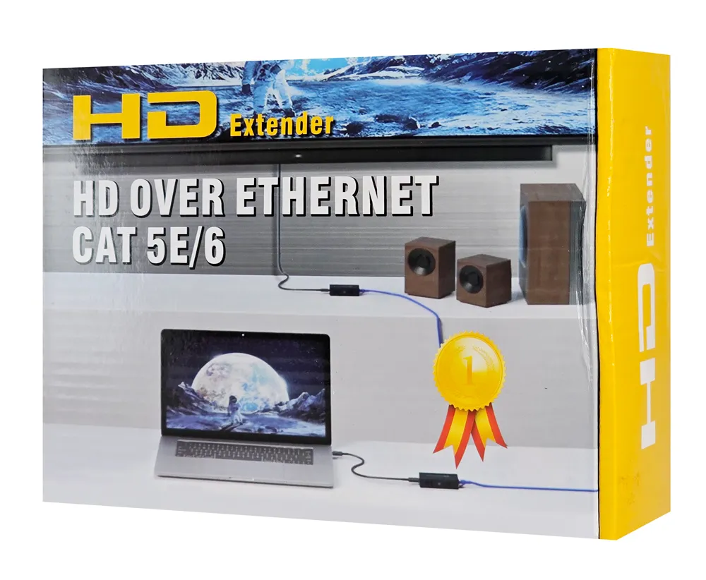 POWERTECH HDMI video extender CAB-H190 μέσω καλωδίου RJ45, 1080p/60Hz, έως 60m