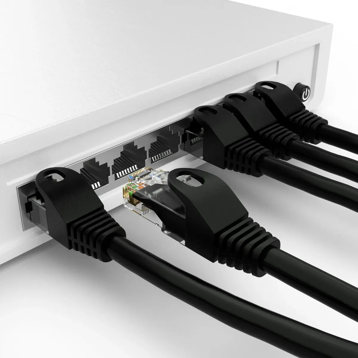 POWERTECH καλώδιο δικτύου CAB-N403, Cat 6 U/UTP, CCA, 250Hz, 1m, μαύρο