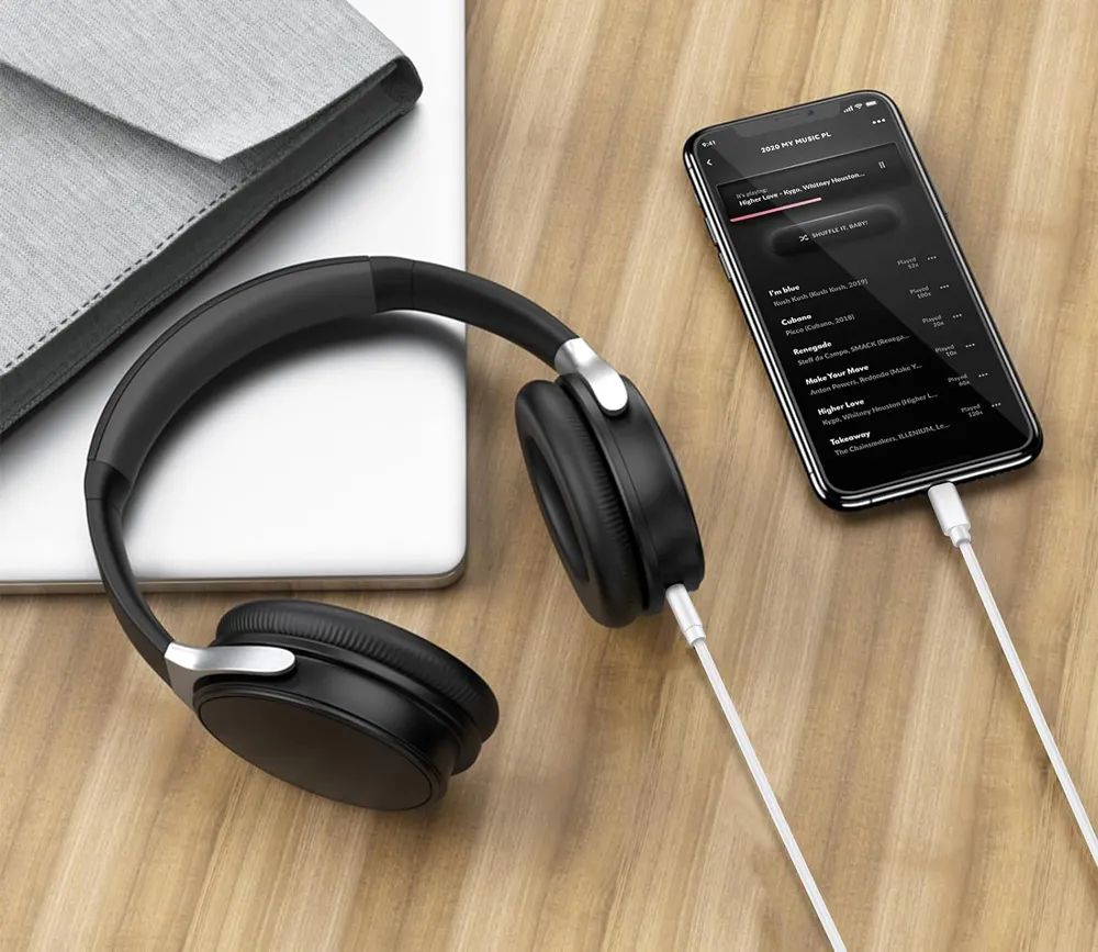 POWERTECH καλώδιο USB-C σε 3.5mm CAB-UC089, 1m, λευκό