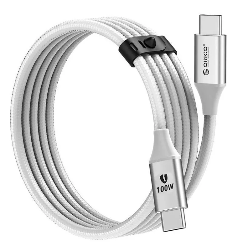 ORICO καλώδιο USB-C CDX-100CC, 100W, 480Mbps, 1m, λευκό