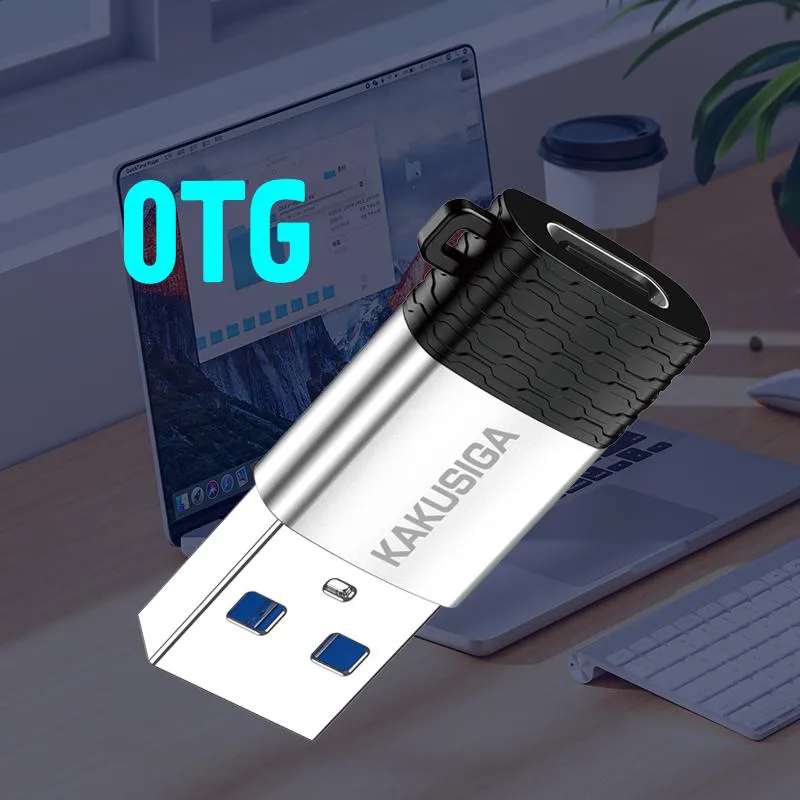 KAKUSIGA αντάπτορας USB-C σε USB KSC-1421, 5Gbps, 18W, γκρι