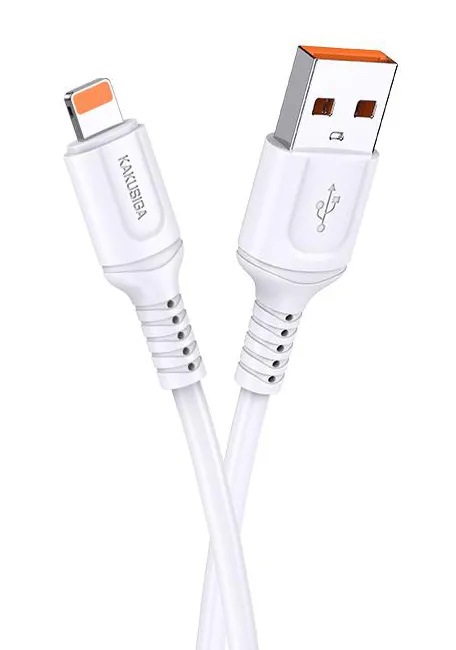 KAKUSIGA καλώδιο Lightning σε USB KSC-805, 2.4A, 480Mbps, 1m, λευκό