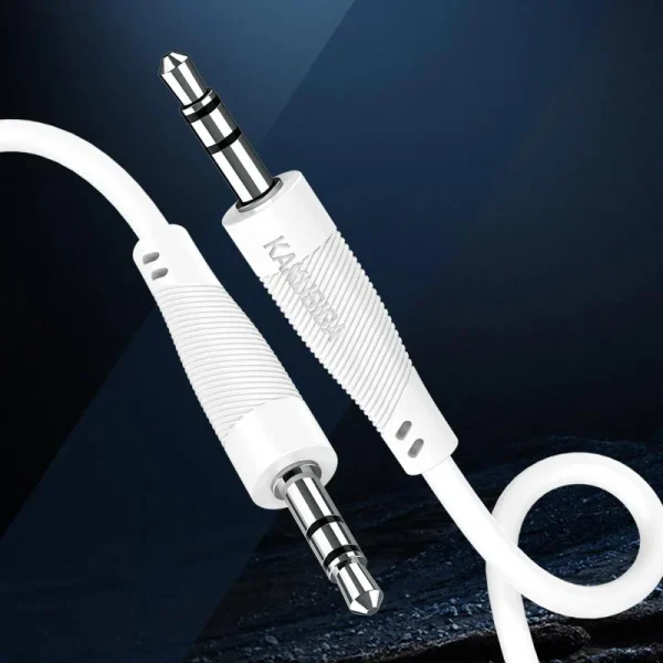 KAKUSIGA καλώδιο ήχου 3.5mm KSC-893, AUX, 1m, λευκό