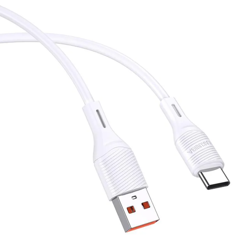 KAKUSIGA καλώδιο USB-C σε USB KSC-953, σιλικόνης, 3A, 480Mbps, 1m, λευκό
