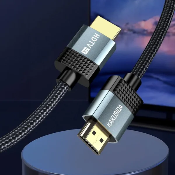 KAKUSIGA καλώδιο HDMI KSC-983, 4K/60Hz, 18Gbps, 2m, μαύρο