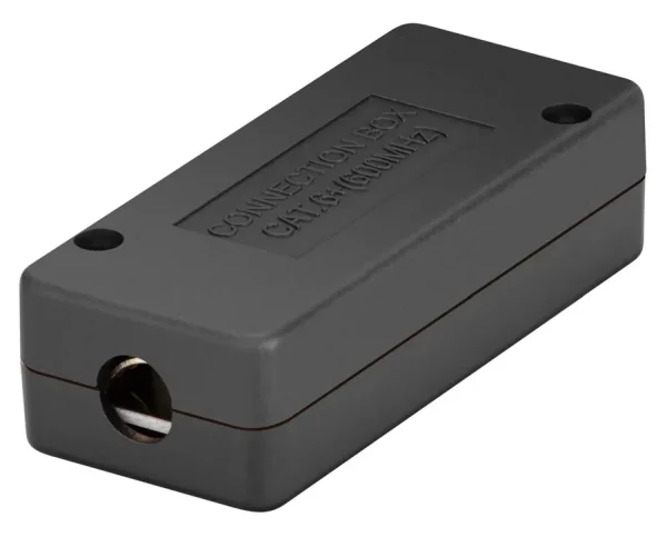 POWERTECH κυτίο σύνδεσης καλωδίων δικτύου NETW-0034, CAT 6/CAT 7, 600MHz, μαύρο