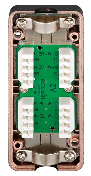 POWERTECH κυτίο σύνδεσης καλωδίων δικτύου NETW-0034, CAT 6/CAT 7, 600MHz, μαύρο