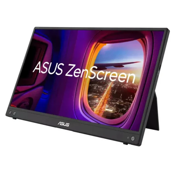 ASUS Monitor ZenScreen MB16AHV 15.6″ FHD 5ms IPS, Portable USB Monitor, USB-C, HDMI, 3YearsW