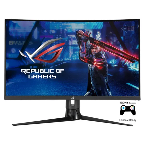 ASUS Monitor ROG Strix XG32VC 32″ 2560 x 1440 1ms MPRT, DisplayPort 1.2, HDMI, Height Adjustable, 3YearsW