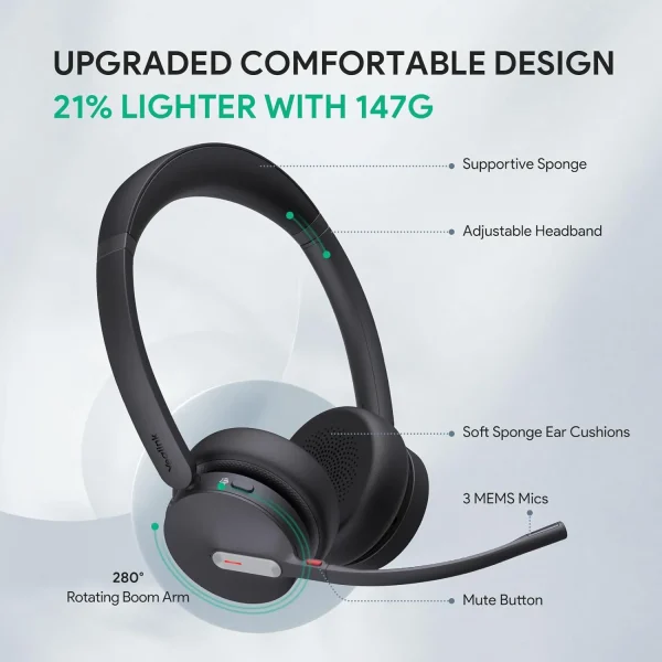 YEALINK Bluetooth Headset BH70 Dual Stereo