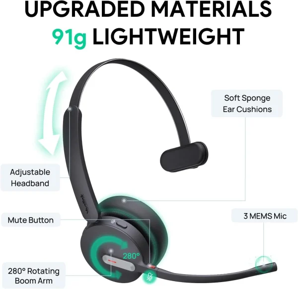 YEALINK Bluetooth Headset BH70 Mono