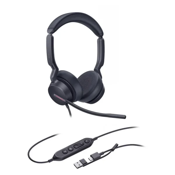 YEALINK HEADSET UH46 DUAL TEAMS USB C / A