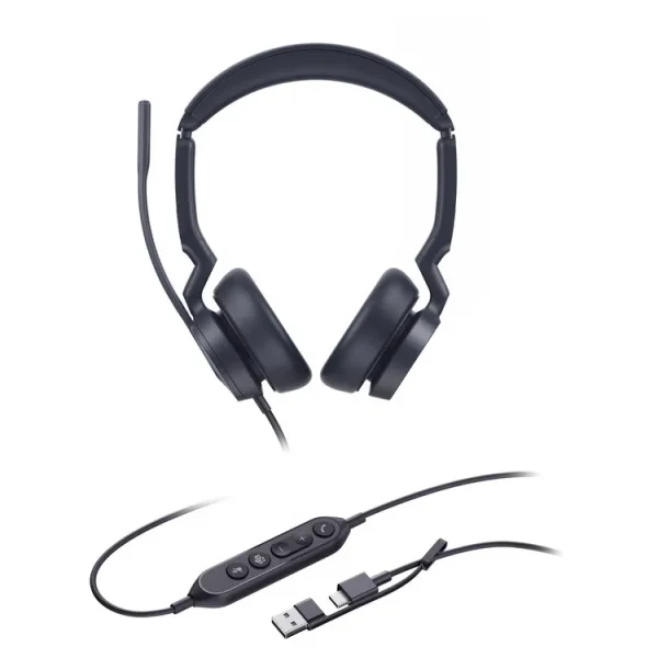 YEALINK HEADSET UH46 DUAL TEAMS USB C / A