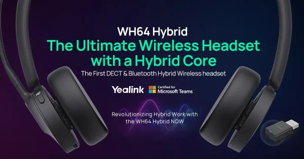 YEALINK Headset WH64 HYBRID DUAL