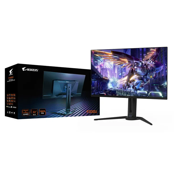 GIGABYTE Monitor AORUS FO32U 31.5″' UHD 0,03ms 165Hz OLED, HDMI, DP, 3YearsW