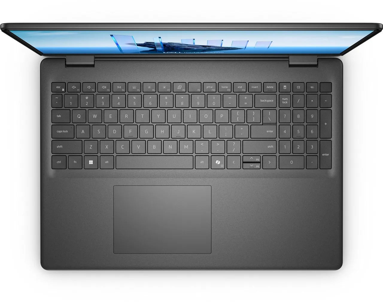 DELL 16 DC16250 16″ FHD+ Touch / Core 7 150U / 16 GB / 1 TB SSD / Intel Graphics / Windows 11 Home / 1Y NBD / Carbon Black