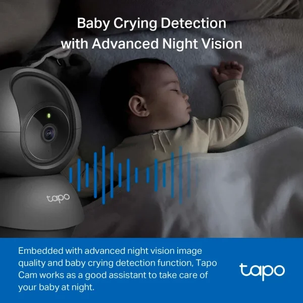 TP-LINK Wi-Fi Camera TAPO C201 FHD Pan / Tilt Indoor