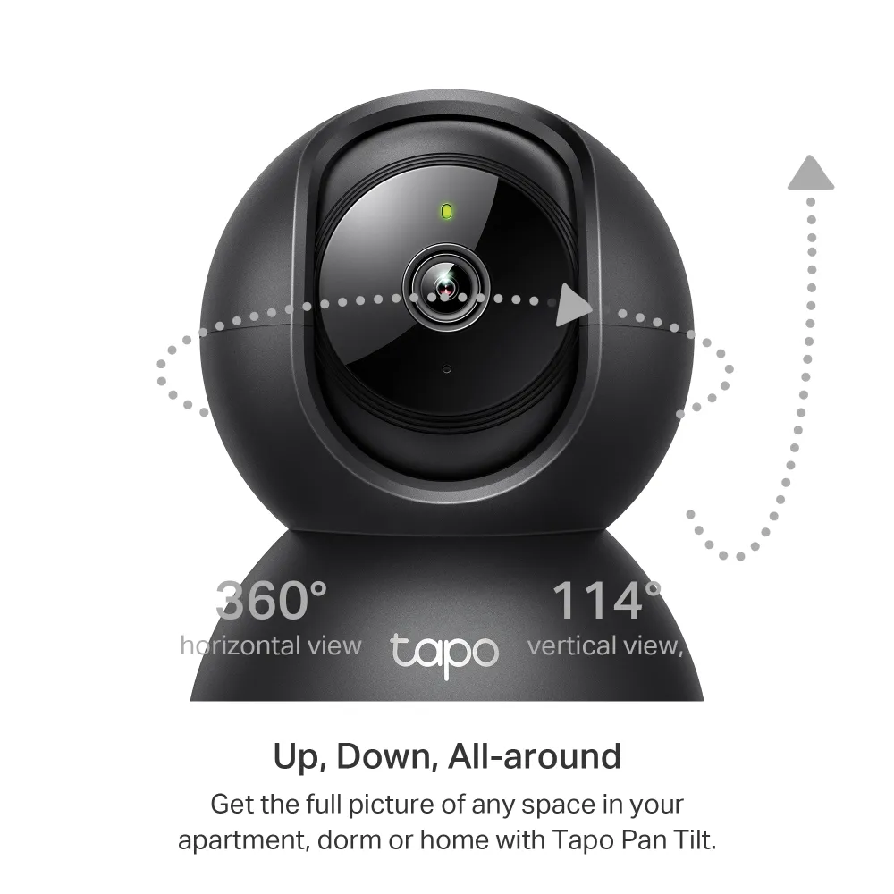 TP-LINK CAMERA TAPO C211 FULLHD+ Wi-Fi PAN / TILT BLACK