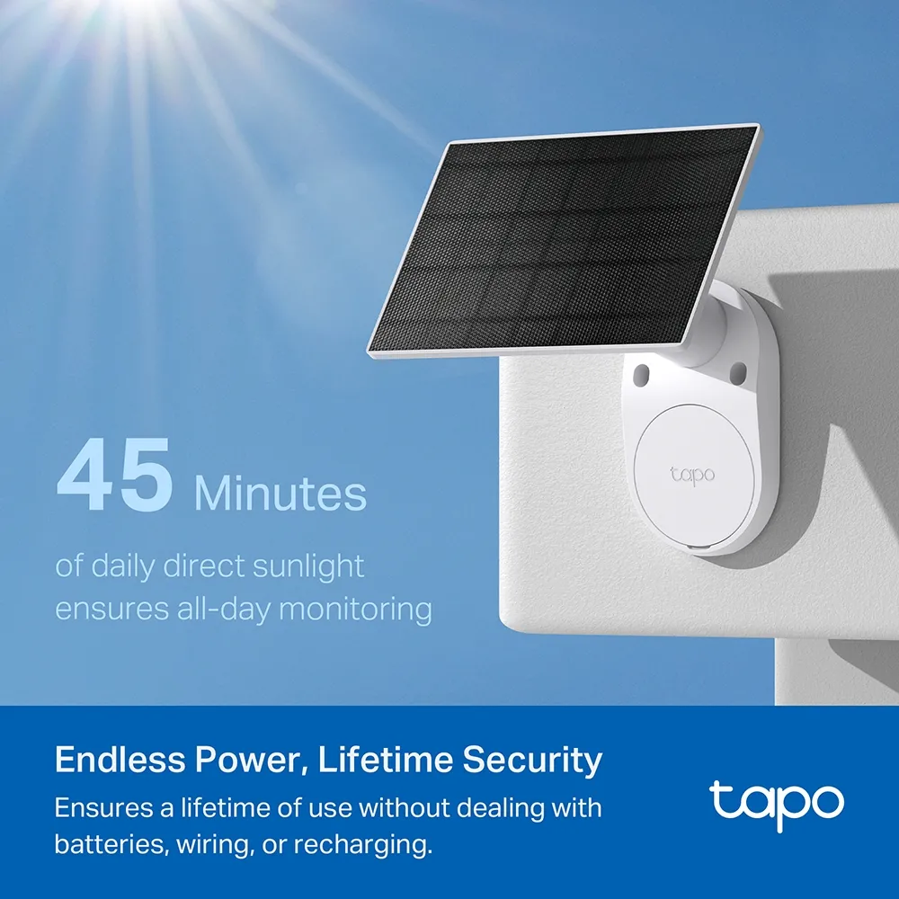 TP-LINK Wi-Fi Camera Tapo C410 KIT with Battery and solar Panel