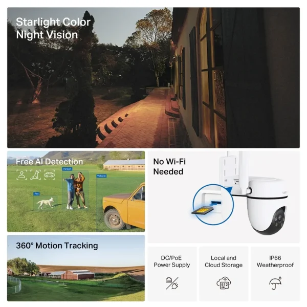 TP-LINK 4G Camera Tapo C501GW FHD Pan / Tilt Outdoor