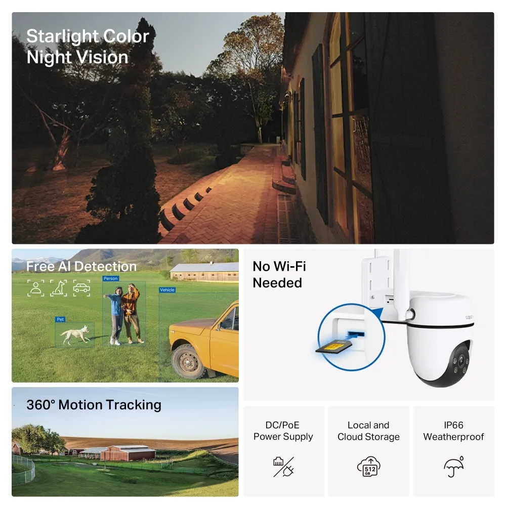 TP-LINK 4G Camera Tapo C501GW FHD Pan / Tilt Outdoor