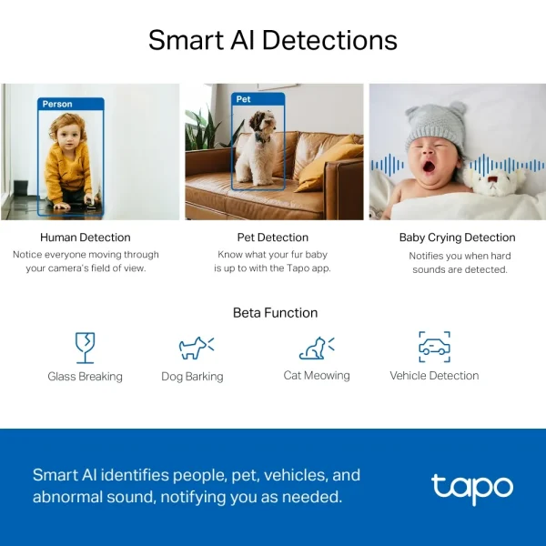 TP-LINK Wi-Fi Camera Tapo C220 Pan Tilt Wi-Fi Camera