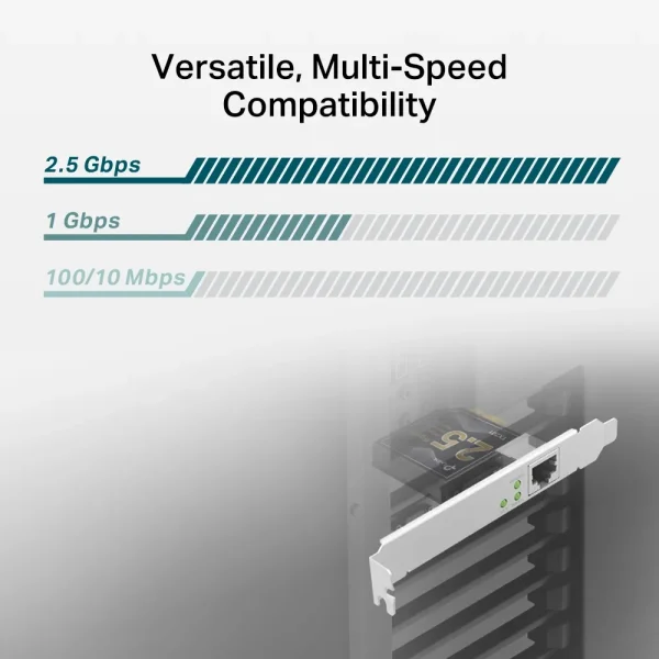 TP-LINK Network PCIe TX201 2.5 Gigabit Network Adapter