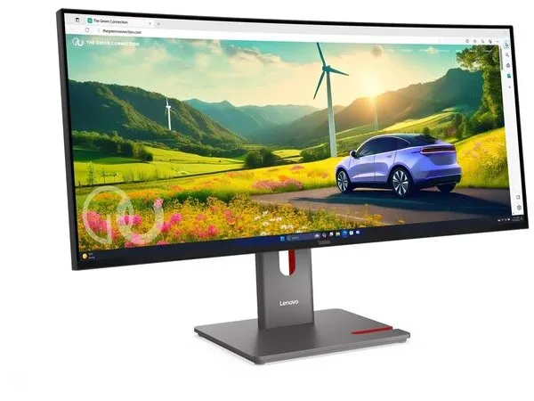 LENOVO Monitor Thinkvision P34WD-40 34″ IPS WQHD,HDMi,Display Port,Ethernet,Height Adjust,3YearsW