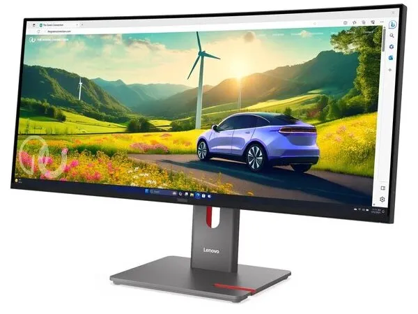 LENOVO Monitor Thinkvision P34WD-40 34″ IPS WQHD,HDMi,Display Port,Ethernet,Height Adjust,3YearsW