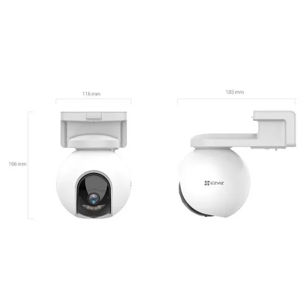 EZVIZ CAMERA HB8 2K 4MP Battery-Powered