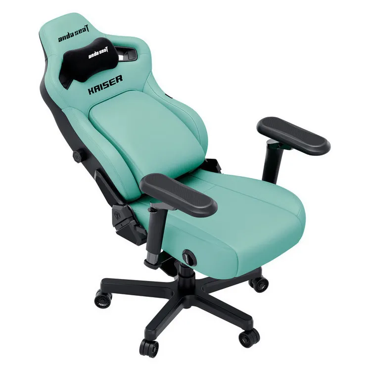 ANDA SEAT Gaming Chair KAISER-4 V2 XL Green with 6D Armrest