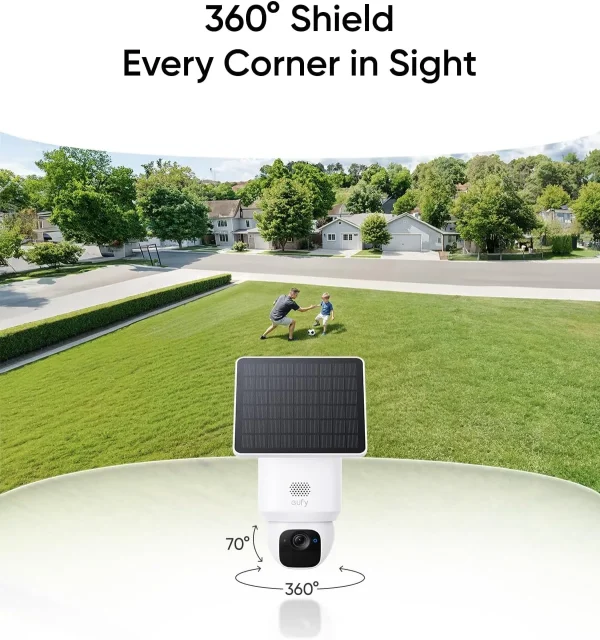 ANKER Eufy Camera SoloCam E30 2K Solar Panel Pan Tilt