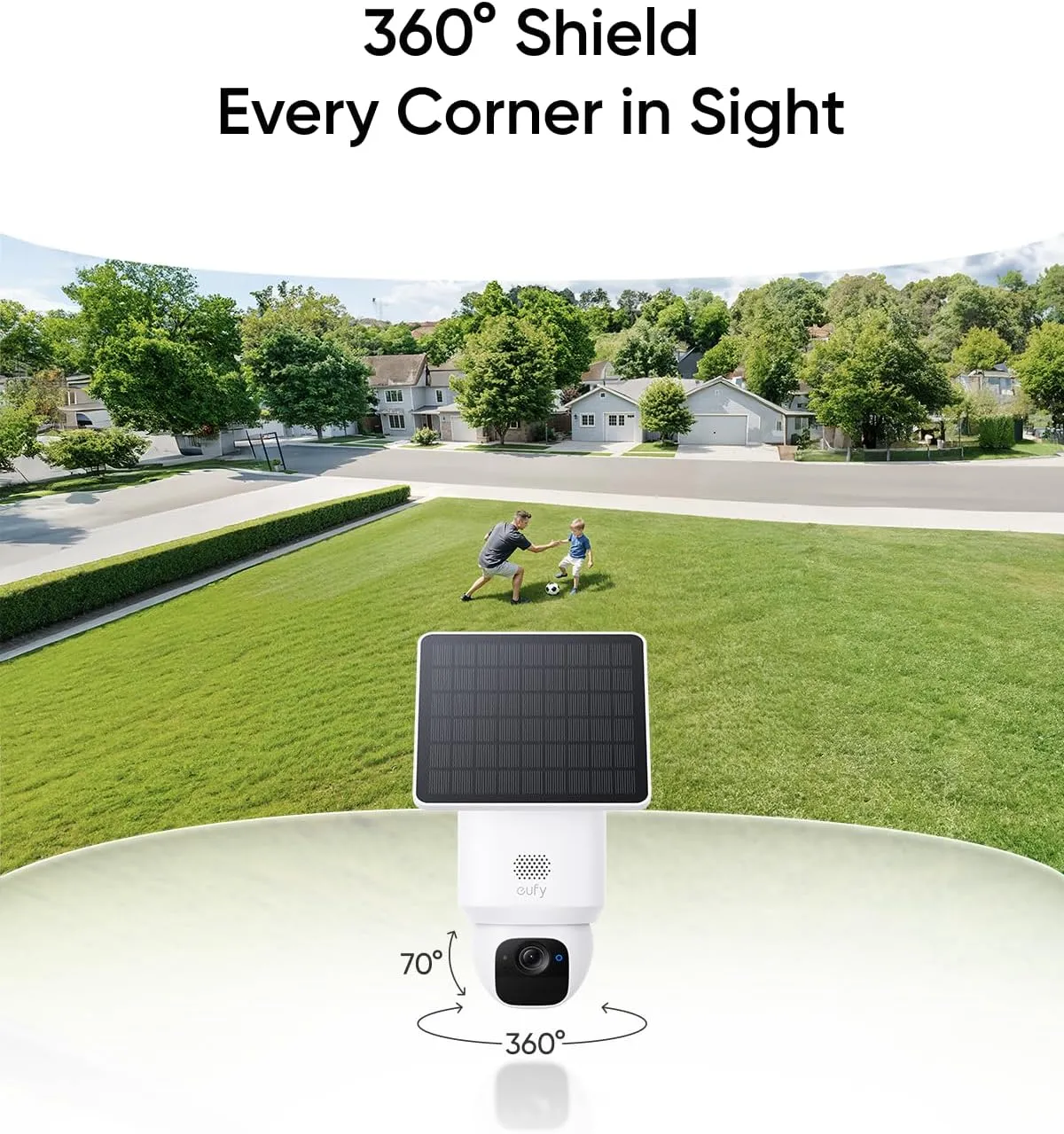 ANKER Eufy Camera SoloCam E30 2K Solar Panel Pan Tilt