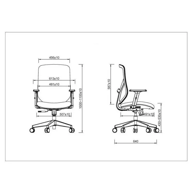 VERO OFFICE Chair MITIS 2000 Black