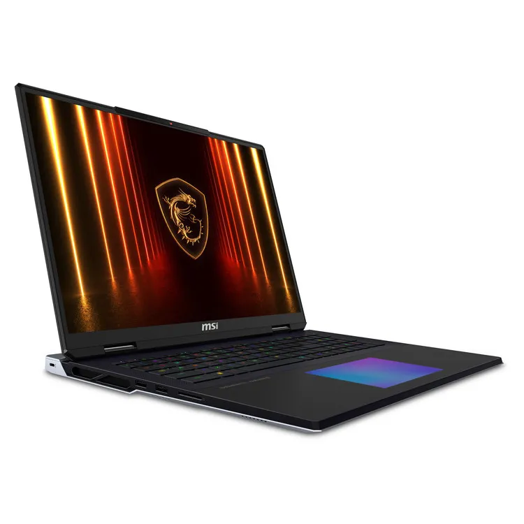 MSI Laptop Titan 18 HX AI A2XWJG 18″ UHD+ (3840x2400) MiniLED 120Hz / U9-285HX / 96 GB / 3x2TB SSD NVMe / NVidia GeForce RTX 5090 24 GB / Windows 11 Pro / 2Y / Core Black