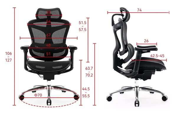 SIHOO ERGONOMIC CHAIR DORO C300 BLACK