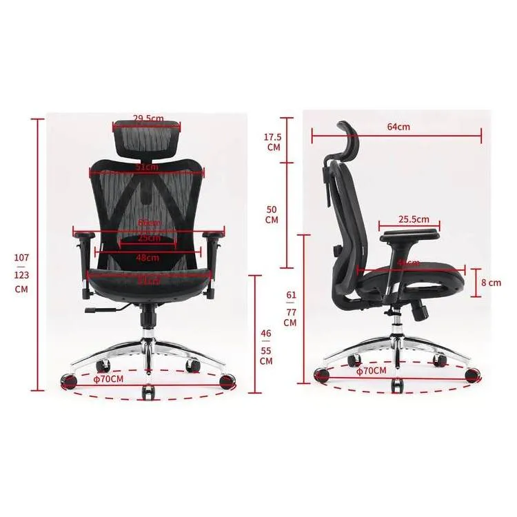 SIHOO ERGONOMIC CHAIR M57 BLACK
