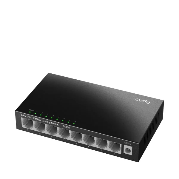 CUDY Switch FS108 8-Port 10 / 100 Mbps Desktop