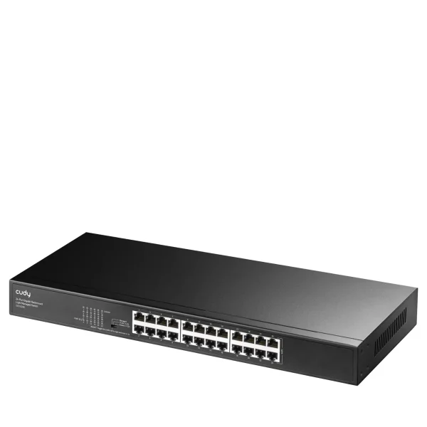 CUDY Switch GS1024E 24-Port Gigabit Rackmount Light Managed