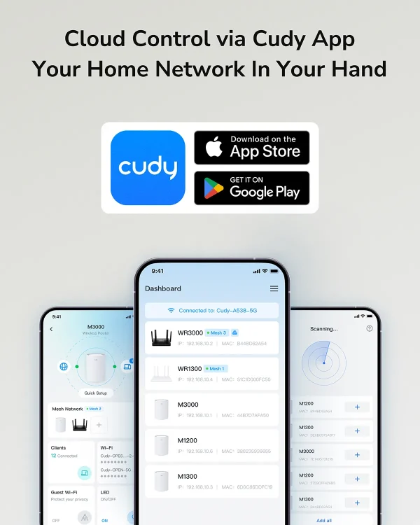 CUDY 4G Router LT300 N300